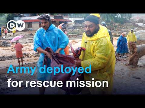Landslides kill dozens in India's Kerala state, hundreds feared trapped I DW News