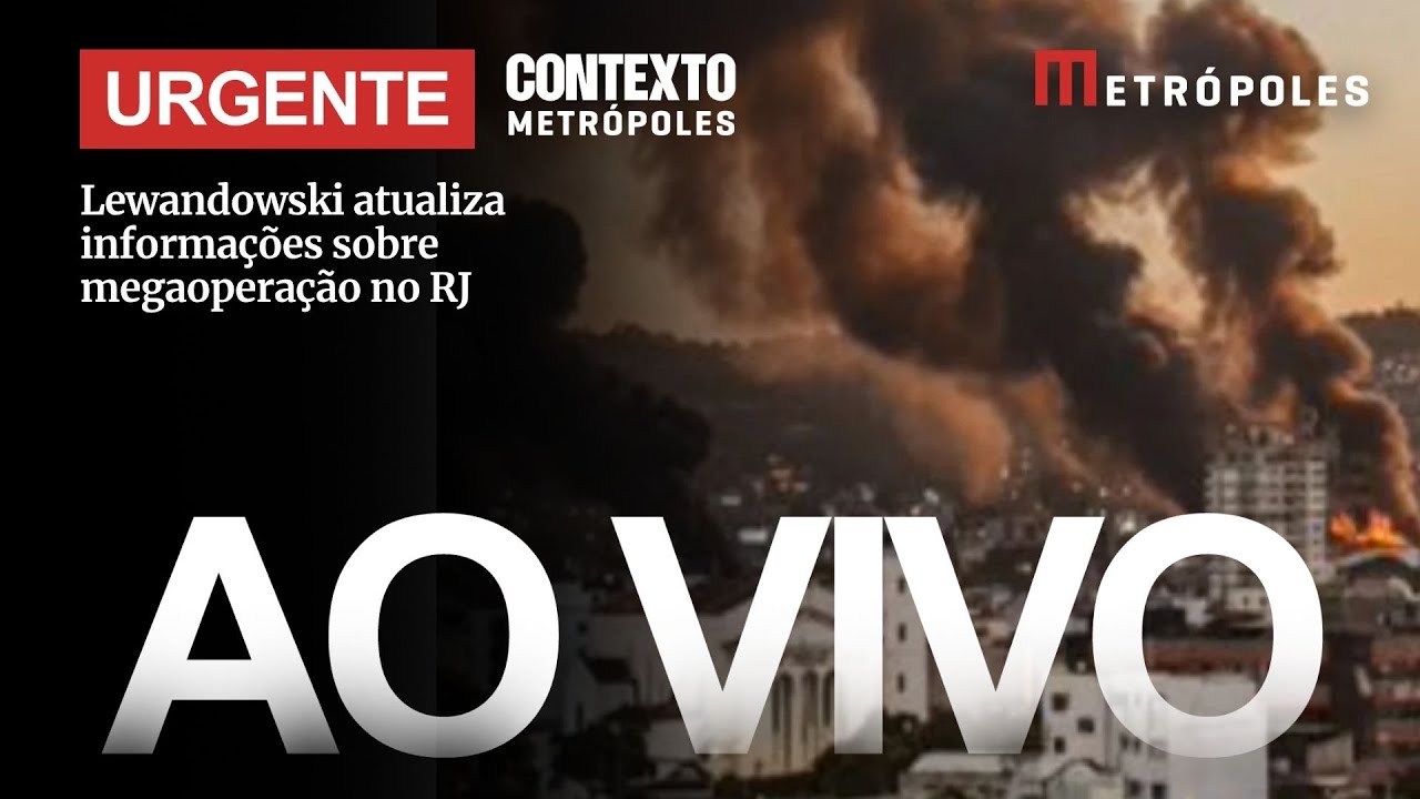 AO VIVO polícia do Rio fala sobre megaoperação contra Comando Vermelho  TV Online AO VIVO polícia do Rio fala sobre megaoperação contra Comando Vermelho