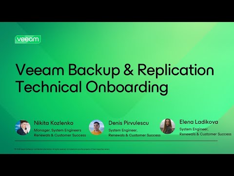 [EMEA Session] Veeam Backup & Replication  Core Concepts & Best Practices Training