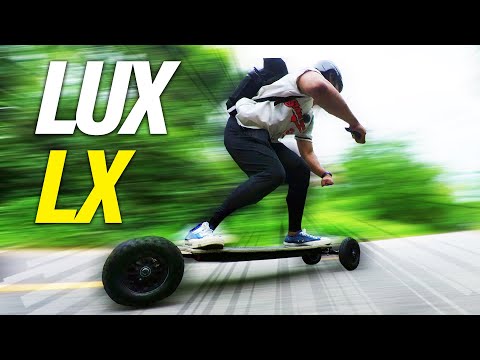 Test Riding The Lux LX Electric Skateboard (All Terrain Setup)