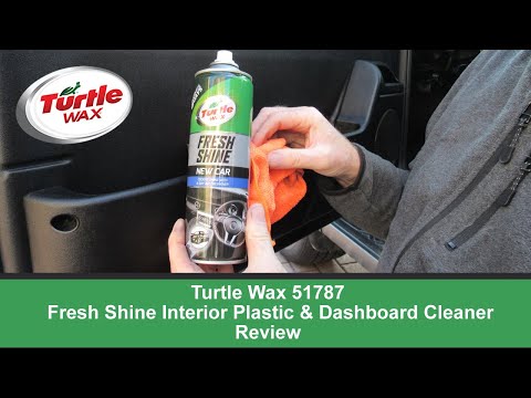video اسپری تمیز و براق کننده داشبورد و سطوح پلاستیکی داخل خودرو Turtle Wax