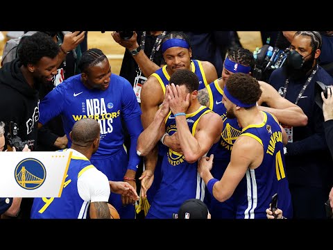 The CHAMPIONSHIP MOMENT From the Golden State Warriors Last 4 Titles video clip