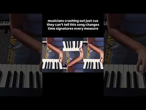 musicians crashing out just cuz they cant tell that this #oddtimesignatures #musictheory #jazz