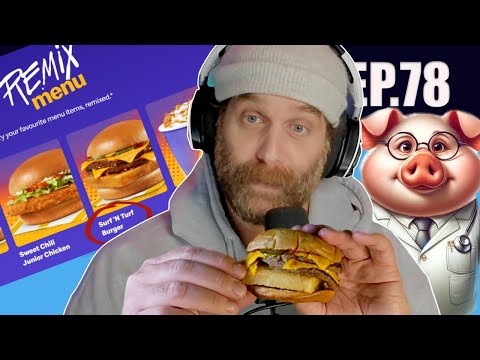 #78 McDonald's Remix Menu Review, Beer vs. Coffee, and How Pigs Are
Saving Lives