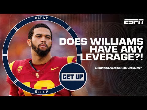 Caleb Williams has 'NO LEVERAGE!' Tannenbaum says he will be a BEAR   | Get Up video clip