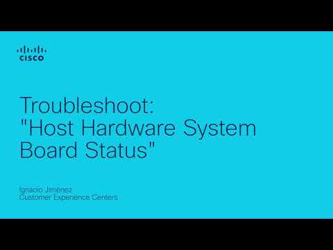Troubleshoot: Host Hardware System Board Status error