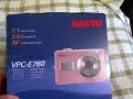 Unboxing the Sanyo vcp-e760 Digital Camera