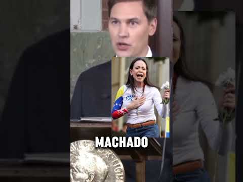 María Corina Machado wins Nobel Peace Prize #nobelpeaceprize2025 #MariaCorinaMachado #shorts #Trump