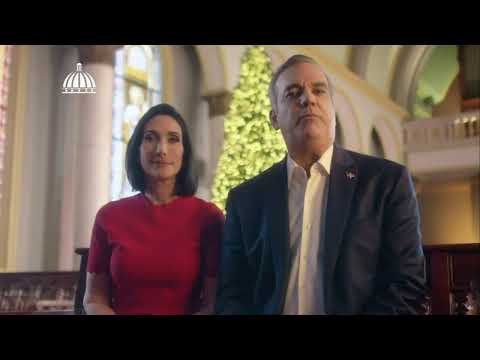 Mensaje de Navidad del Presidente Luis Abinader junto a la primera dama, Raquel Arbaje. ¡Felices fi