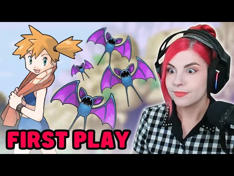 SO. MANY. ZUBATS! 😖 Playing Pokemon for the FIRST TIME EVER [Part 2]