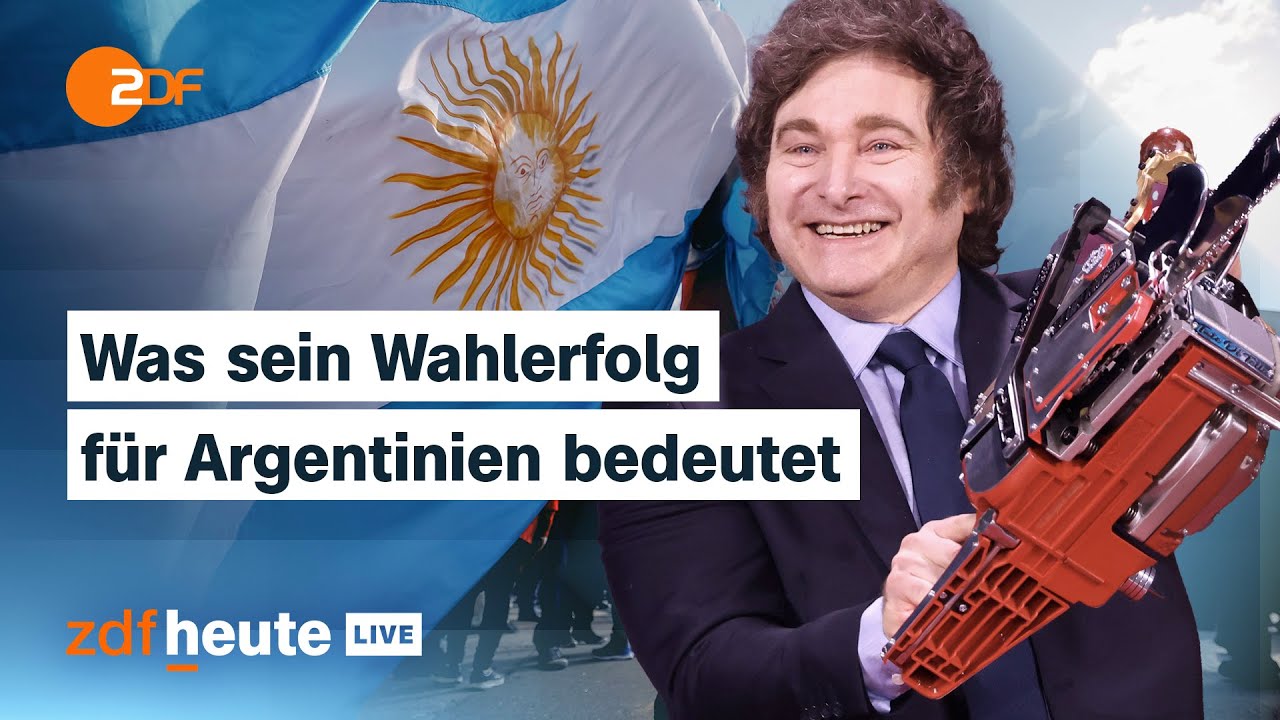 Zwischenwahl in Argentinien: Präsident Milei stärkt seine Macht im Parlament | ZDFheute live