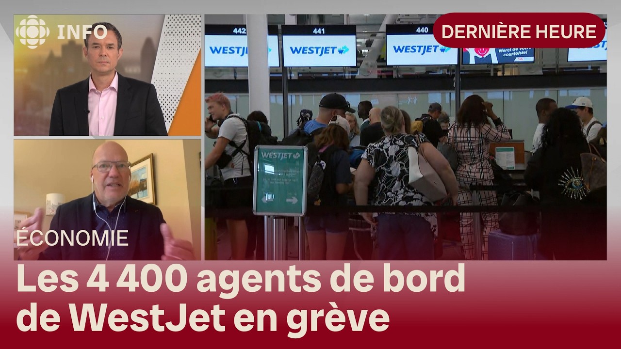 La grève chez WestJet force l'annulation de plus de 495 vols | D'abord l'info