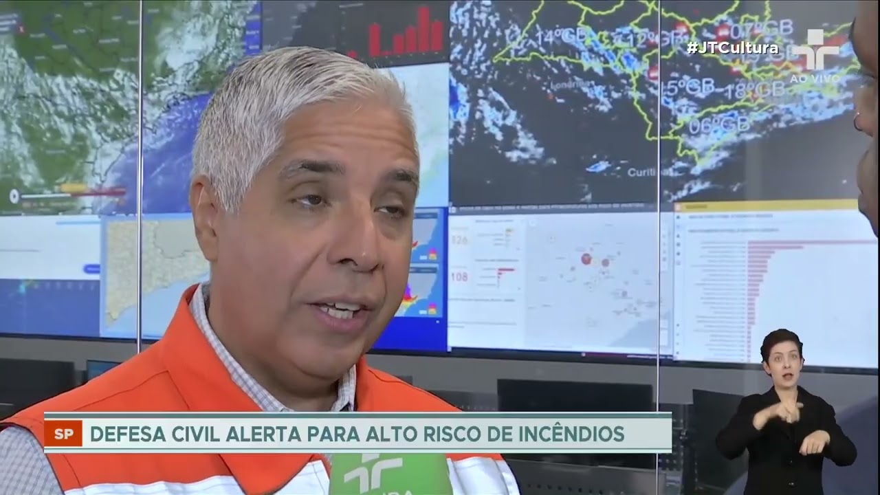 Defesa Civil de SP emite aviso sobre calor e perigo de incêndios