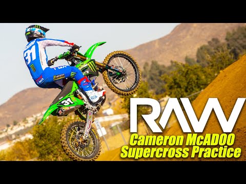 Cameron Mcadoo Supercross Practice at Lake Elsinore RAW - Motocross Action Magazine