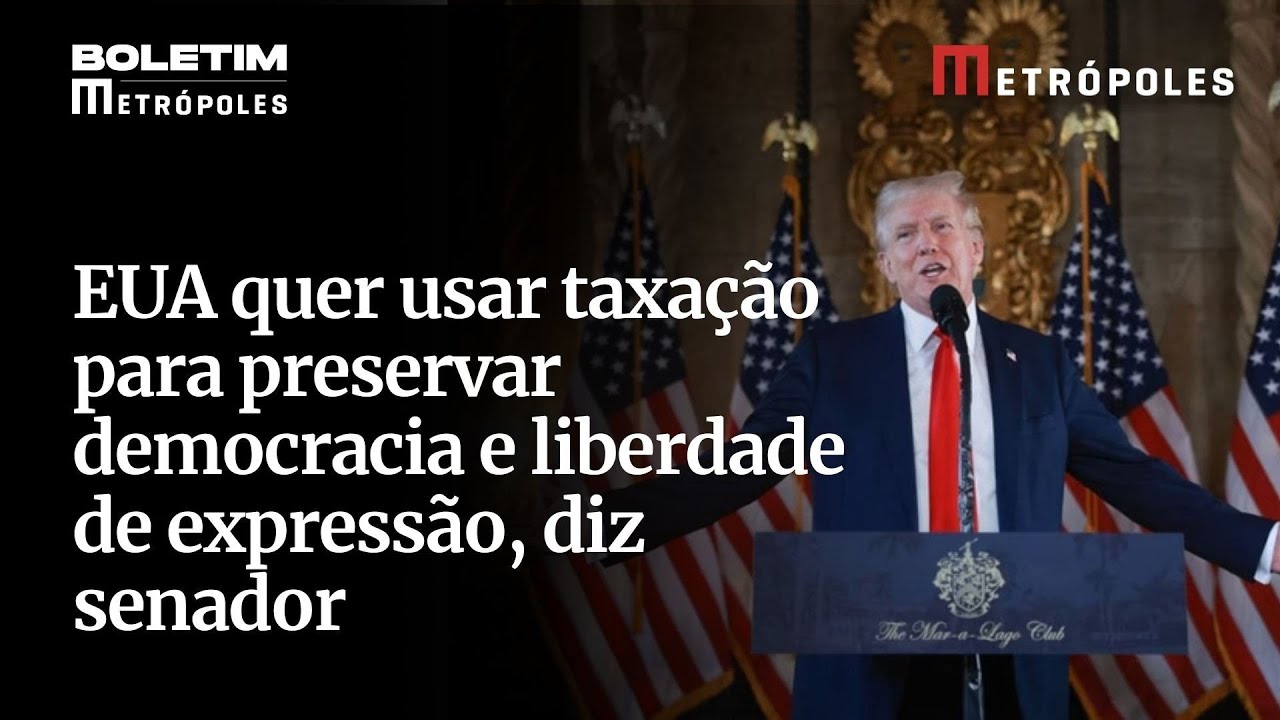 EUA quer usar taxação para preservar democracia e liberdade de expressão no país diz senador do PL