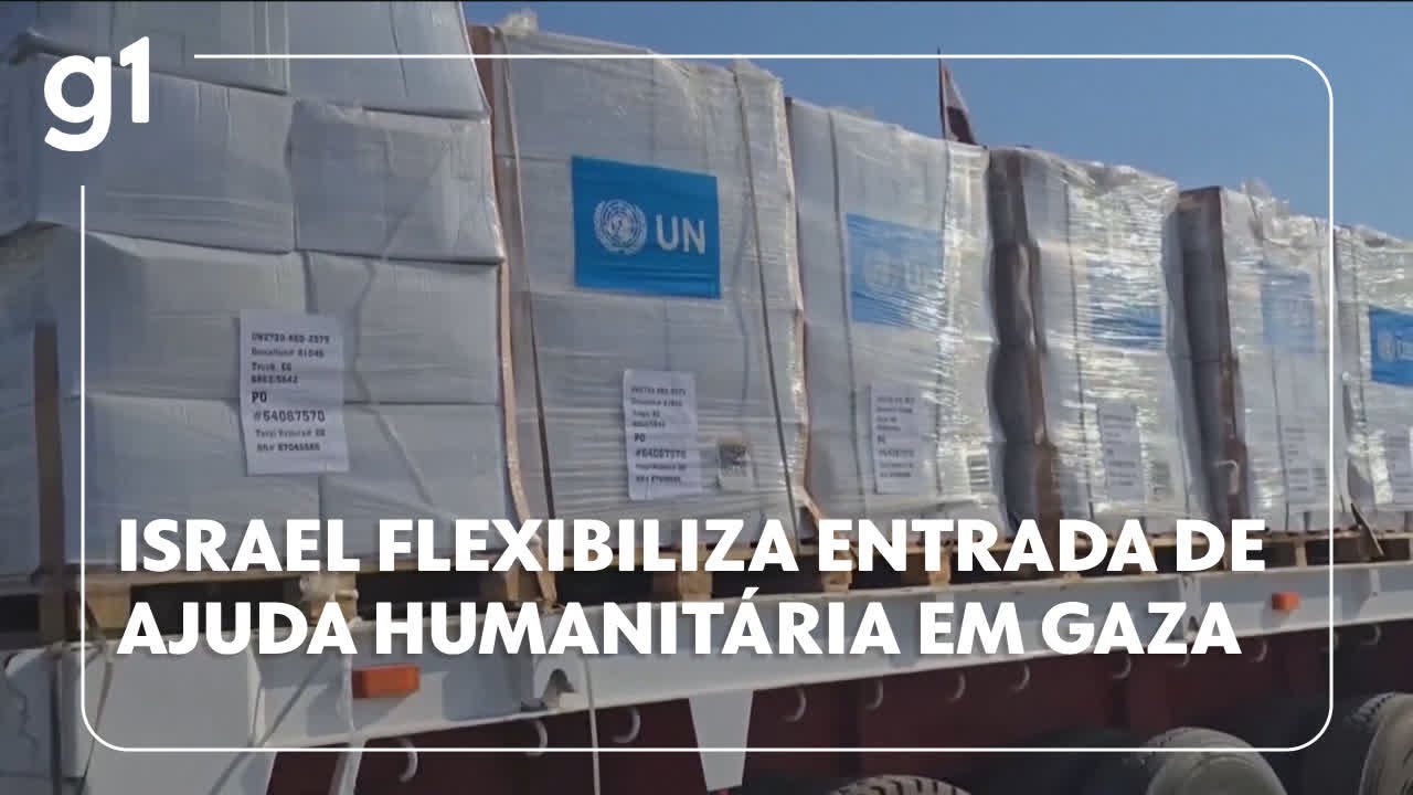 Israel flexibiliza entrada de ajuda humanitária em Gaza