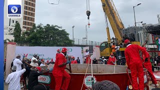 'All Eyes' On Hilda As Chef Begins World Record For Biggest Pot Of Jollof Rice