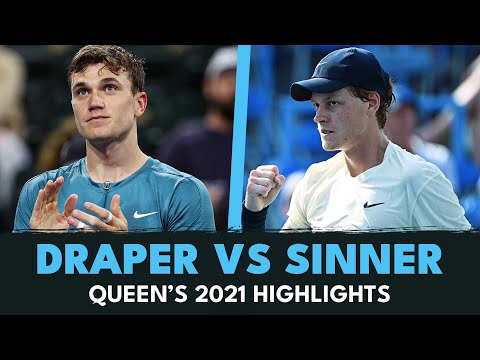 Jack Draper's First ATP Win vs Jannik Sinner! | Queen's 2021 Highlights