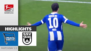 Maza-Rocket! | Hertha BSC — SSV Ulm 2-2 | Highlights | Matchday 13 — Bundesliga 2 2024/25