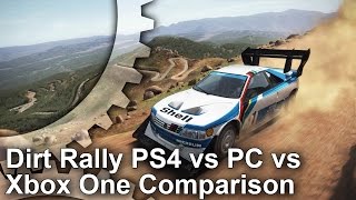Dirt Rally - PS4/Xbox One/PC Graphics Comparison