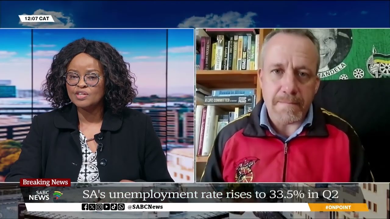 Jobs Stats | Unemployment rises to 33.5% in second quarter of 2024: Matthew Parks