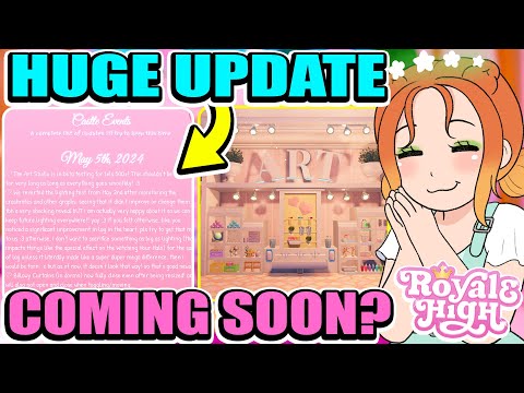 A HUGE UPDATE IS ABOUT TO COME TO ROYALE HIGH! Are You Ready? 🏰 Royale High