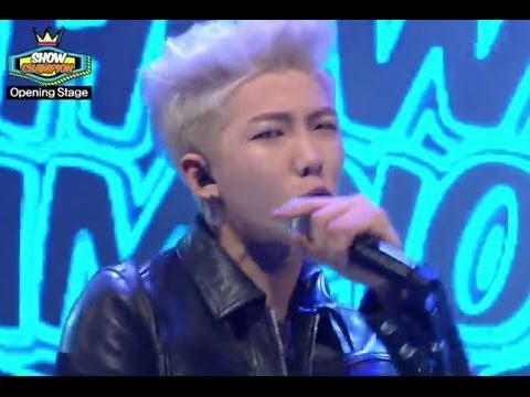 Yong Guk, Zelo & Rap monster, Suga & Jenissi, Kidoh & 4MC - Champion, 챔피언, Show Champion 20140319