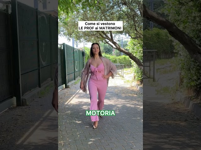 COME SI VESTONO LE PROF SI MATRIMONI 😅 Quale preferite?