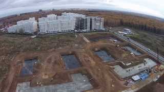Испанские кварталы. Облет стройплощадки. Октябрь 2015