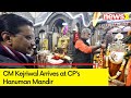 CM Kejriwal Arrives at CPs Hanuman Mandir | Road Show in South Delhi | NewsX