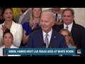Biden, Harris host Las Vegas Aces after WNBA win  - 02:26 min - News - Video