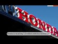 Honda recalls 1.3 million vehicles worldwide