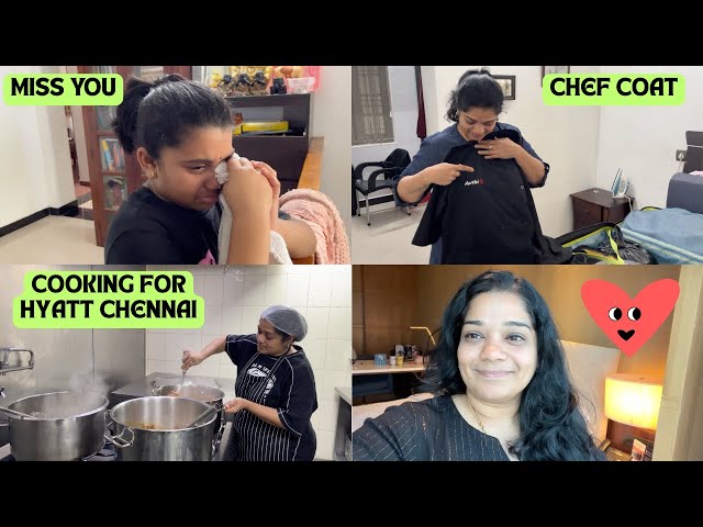 LEAVING TO CHENNAI, MAHI CRIED - Chef Coat, Cooking for Hyatt, First Pop Up