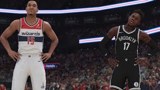 NBA WASHINGTON WIZARDS vs  BROOKLYN NETS  NBA 2K25 GAMEPLAY PS5