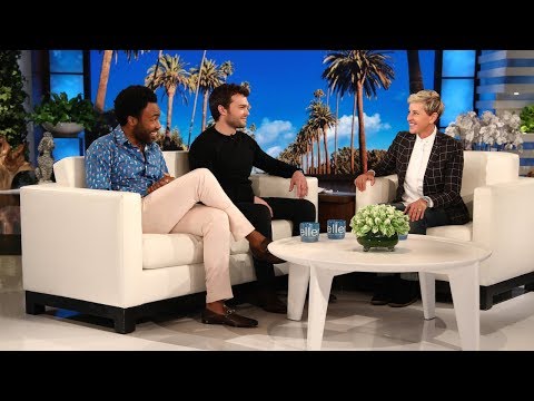 Donald Glover & Alden Ehrenreich Talk About Partying with Woody Harrelson & Jennifer Lawrence