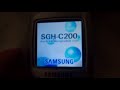 Samsung Anycall SGH-C210 - on/off 