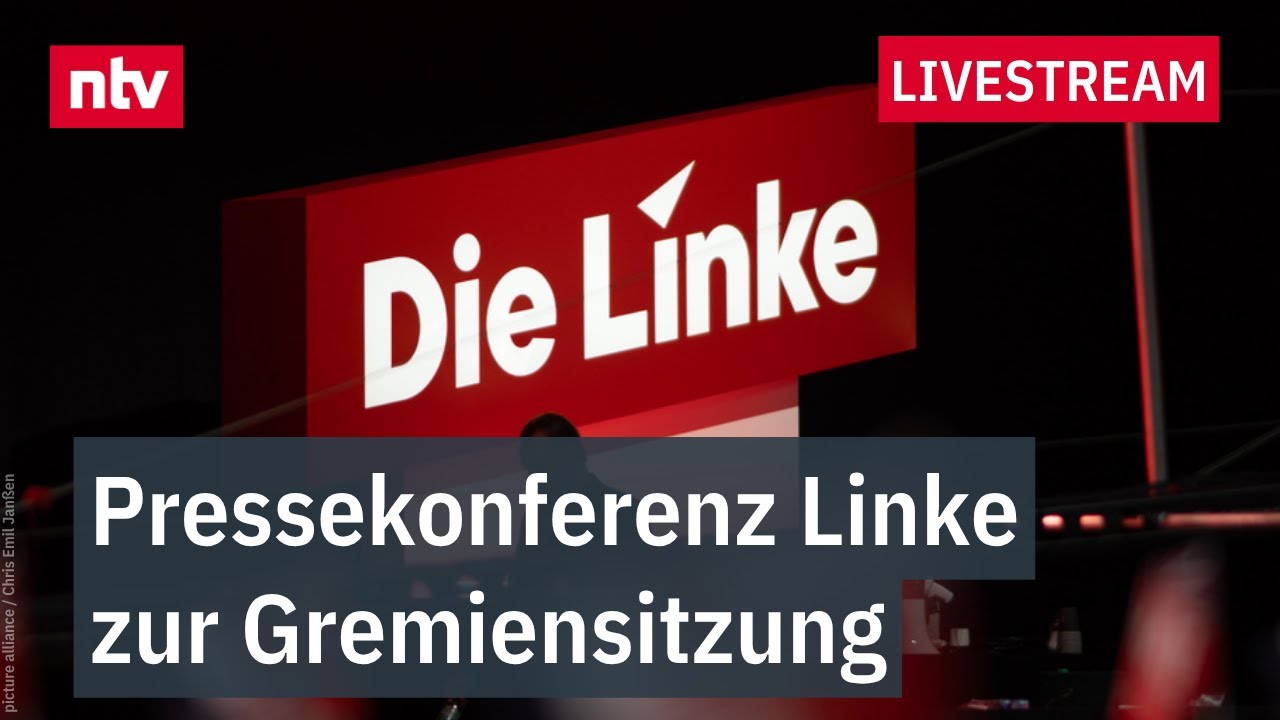 LIVE: Pressekonferenz Linke zur Gremiensitzung