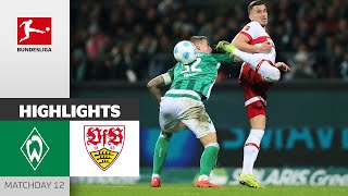 Stuttgart Saves A Point Late! | Werder Bremen — VfB Stuttgart 2-2 | Highlights | MD 12 – Bundesliga