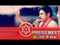 Pawan Kalyan's Press Meet On Jana Sena Party Formation Day- LIVE