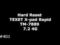 Hard Reset TEXET X-pad Rapid TM-7889 7.2 4G
