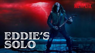Eddie Munsons Upside Down Guitar GOD Scene - Master of Puppets | Stranger Things | Netflix