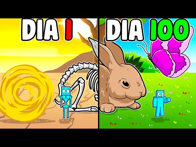 Simulando Villagers Por 100 Dias no Minecraft!