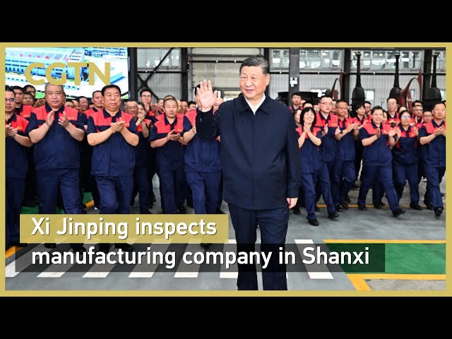 Xi Jinping inspects manufacturing company in Shanxi
