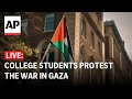 LIVE: Columbia University students protest the war in Gaza