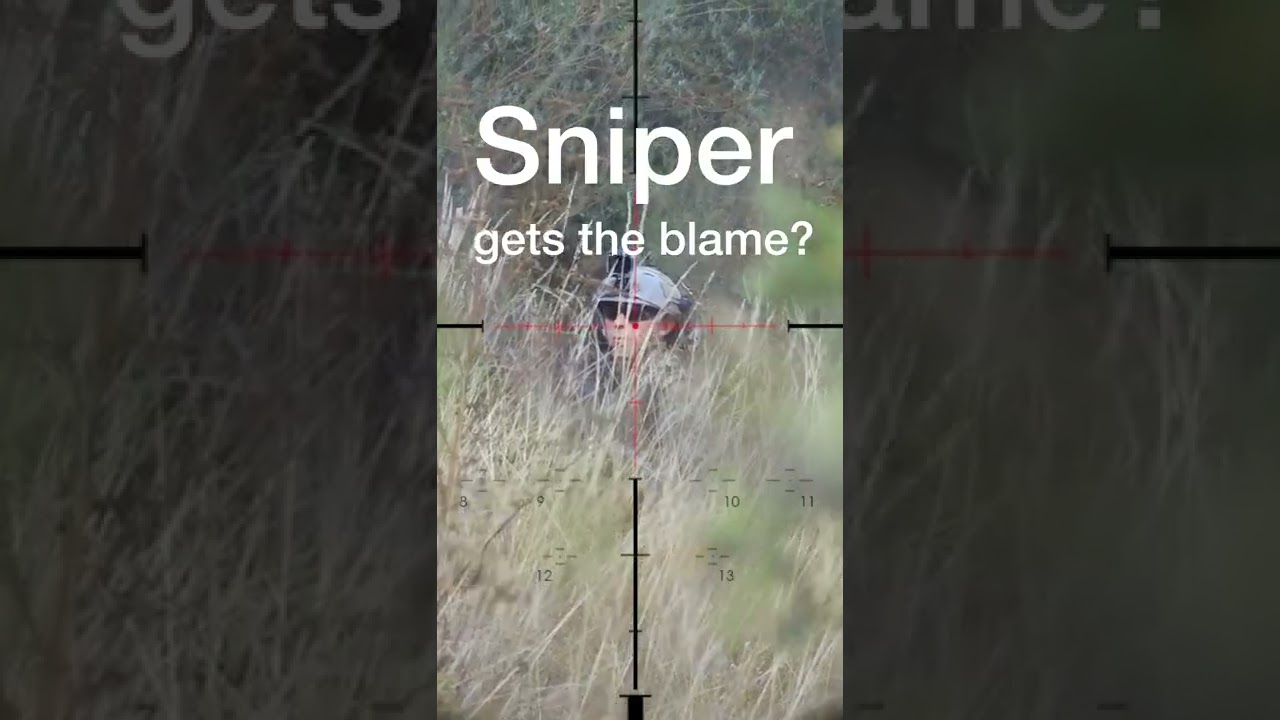 Guy loses tooth in the game, sniper gets the blame (IS THAT RIGHT?)