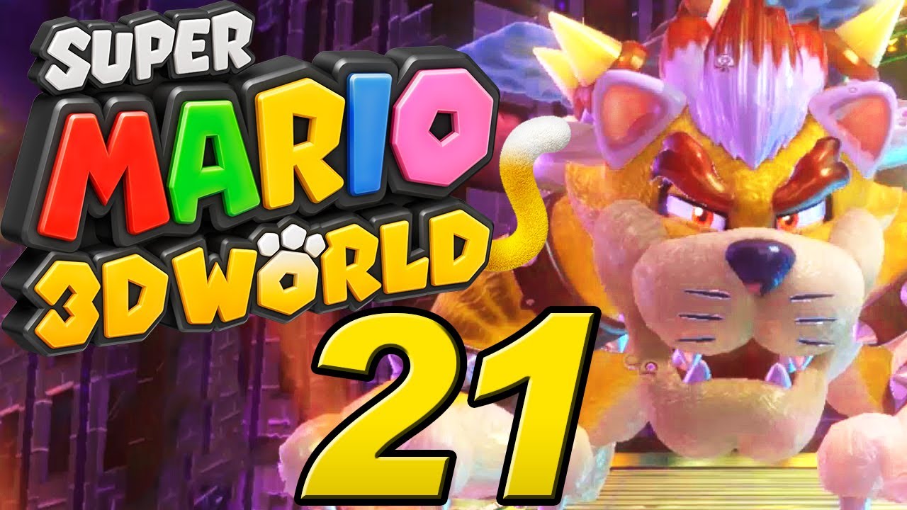 Let's Play Super Mario 3D World - Part 21 - Kratzbürstiger Katzen ...