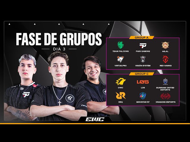 EWC 🏆 FREE FIRE | RODADA 3 - COPA DO MUNDO DE ESPORTS 🏆#freefire
