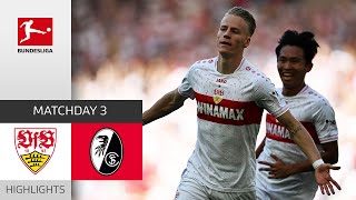 VfB Stuttgart — SC Freiburg 5-0 | Highlights | Matchday 3 – Bundesliga 2023/24
