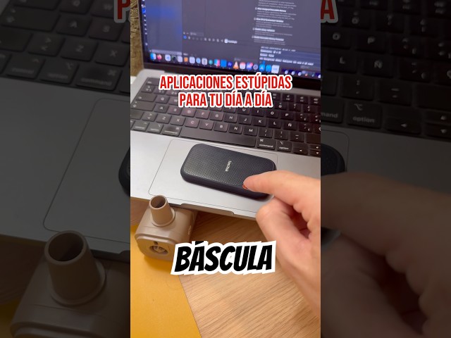 Puedes usar el trackpad de mac como báscula 🤡