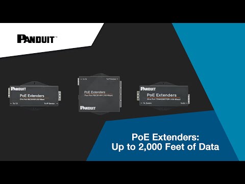 PoE Extenders  Up to 2,000 Feet of Data